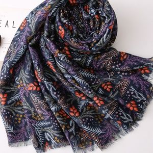 Soft Floral Scarf